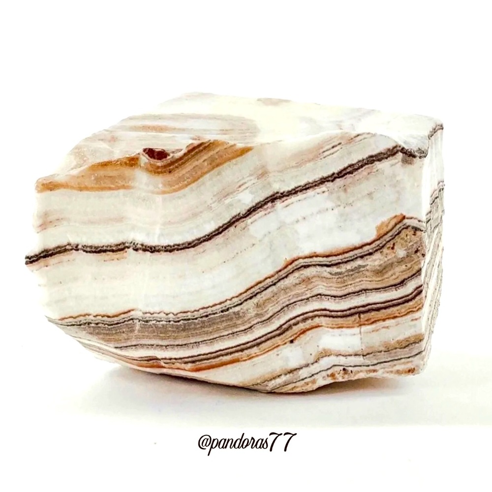 FINAL—ZEBRA CALCITE or "RAW PHANTOM" BANDED SPECIMEN-STUNNING!! BEAUTIFUL!!